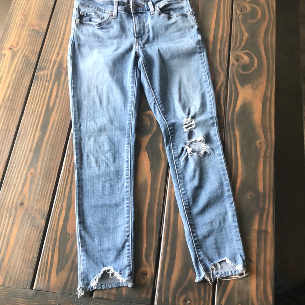 Levi’s skinny ankle stretch jeans